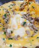 Trứng chiên thịt