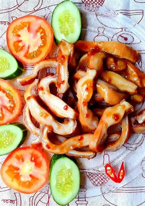 Hình của món Bao tử heo khìa nước mía.