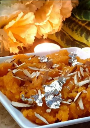 A picture of Soji ka halwa.