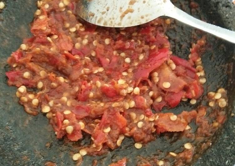 Sambel Terasi Dadakan Mantap