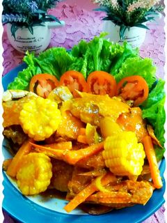 Foto resep Rajungan saus padang