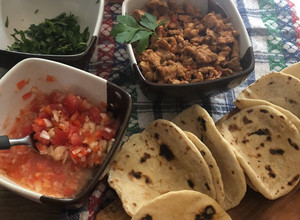 Una foto de Tacos de bondiola de cerdo