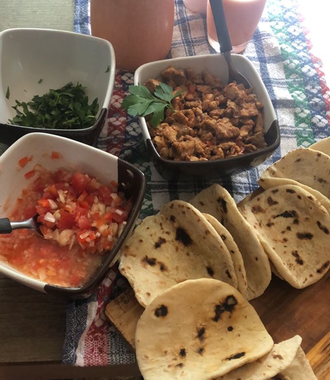 Una foto de Tacos de bondiola de cerdo