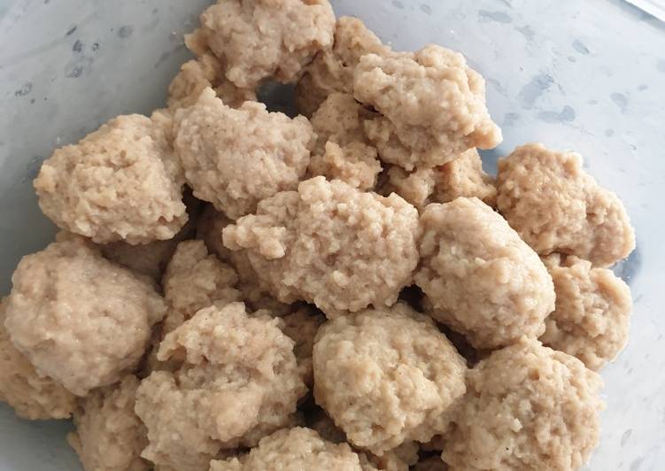 dari awal hingga akhir Membuat Bakso Sapi Tuna Rupa (bentuk tidak sempurna)😆 Anti Gagal