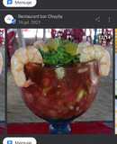Cóctel de camarones frío