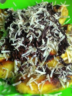 Foto resep Pisang Bakar Coklat Keju