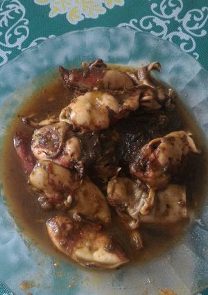 Foto resep Cumi bakar bumbu pedas manis