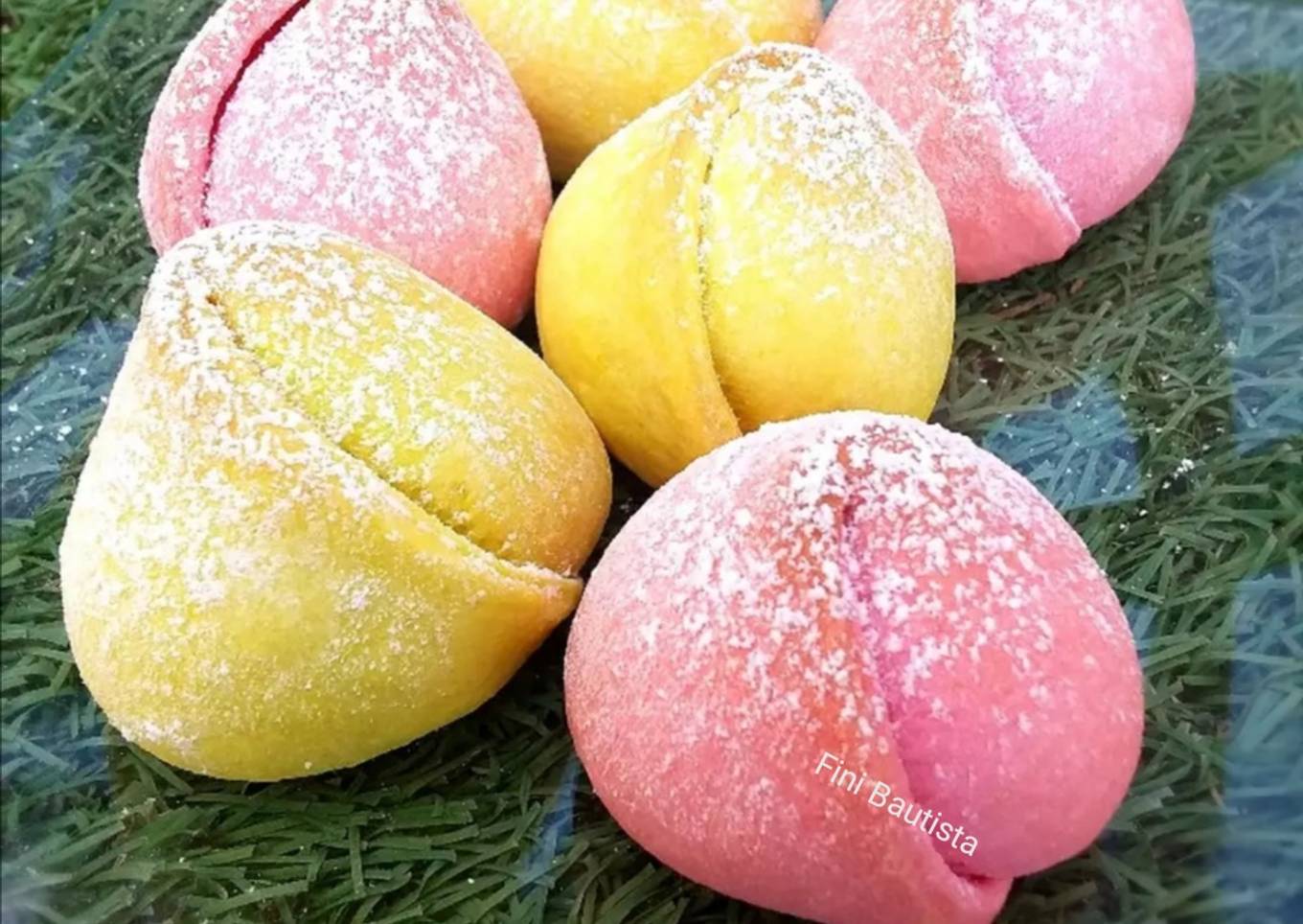 Galletas tulipanes rellenas cabello de ángel