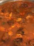 Albóndigas rellenas de queso