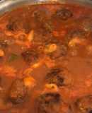 Albóndigas rellenas de queso