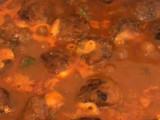 Albóndigas rellenas de queso