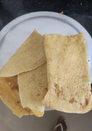 A picture of Paneer bhurji chilla weight loss recipe.