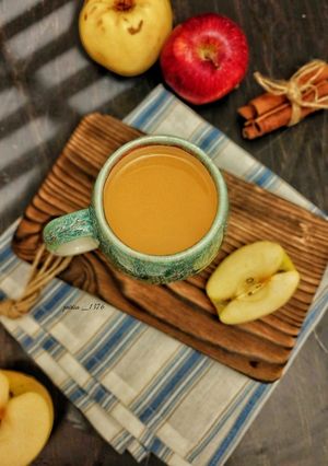 عکسی از دستور دمنوش به وسیب تازه 🍎🍵