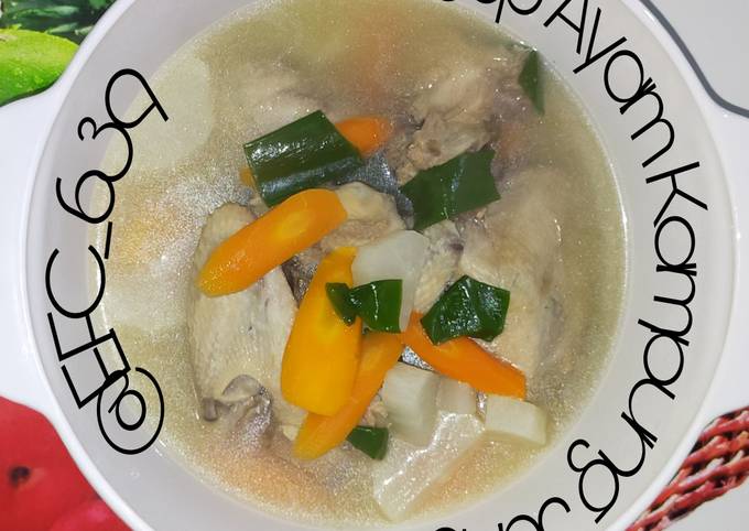 Resep Sup Ayam Kampung Jahe yang Lezat Sekali