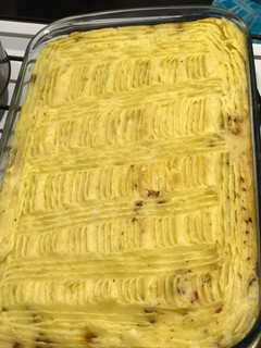 Una foto de Pastel de papas sencillo