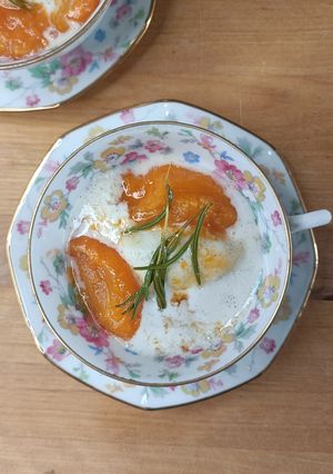 Une photo de 🍊 Abricot rôti au thym