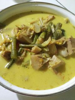 Foto resep Lodeh Nangka Muda Kacang Panjang