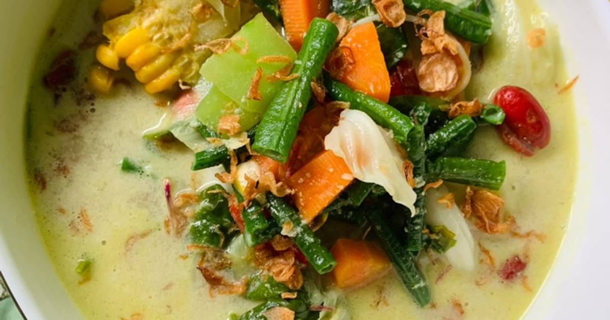 Resep Sayur Lodeh Kampung Bumbu Kuning Oleh Resty Utama Cookpad