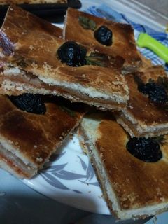 صورة لوصفة كوكا بدون عجينة مورقة