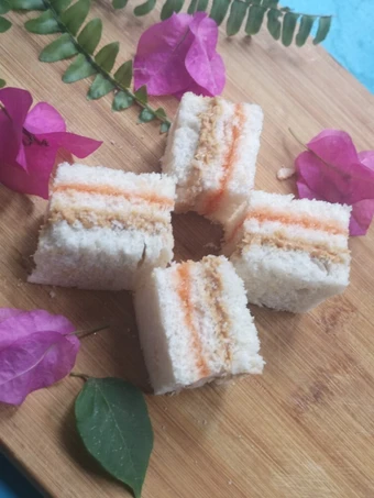 Recipe Triple colour Mini sandwiches the  Makes Drooling You can take Joss in your mouth