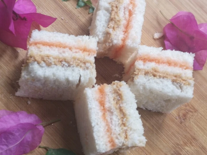 Recipe Triple colour Mini sandwiches the  Makes Drooling You can take Joss in your mouth