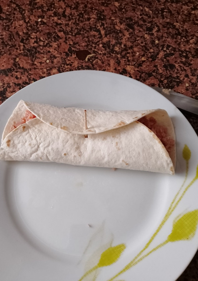 Una foto de Burrito de carne y verduras