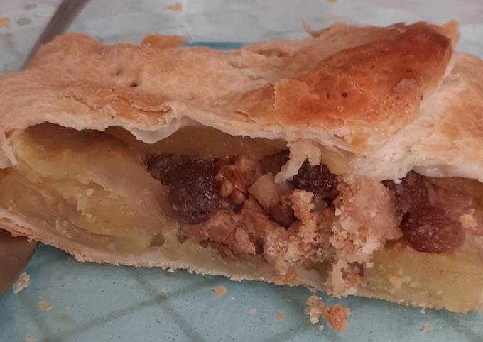 Il modo più semplice a Preparare Veloce Strudel di mele antispreco