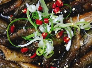 Hình của món Cá Bống Kho Tiêu.