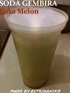 Foto resep 9. Soda gembira rasa melon