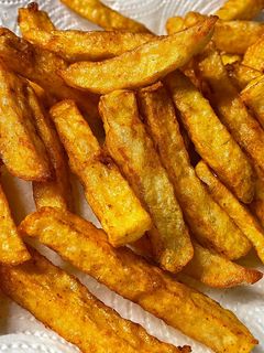 Knusprige Pommes Rezepthauptbild