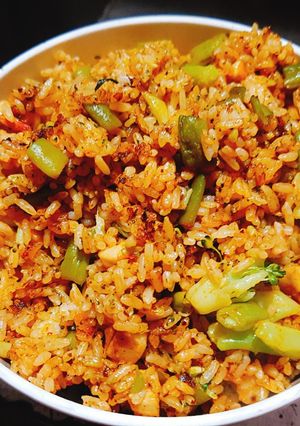Hình của món Cơm chien cay.