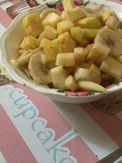 صورة لوصفة سلطة فواكه.....🍏🍊🍌