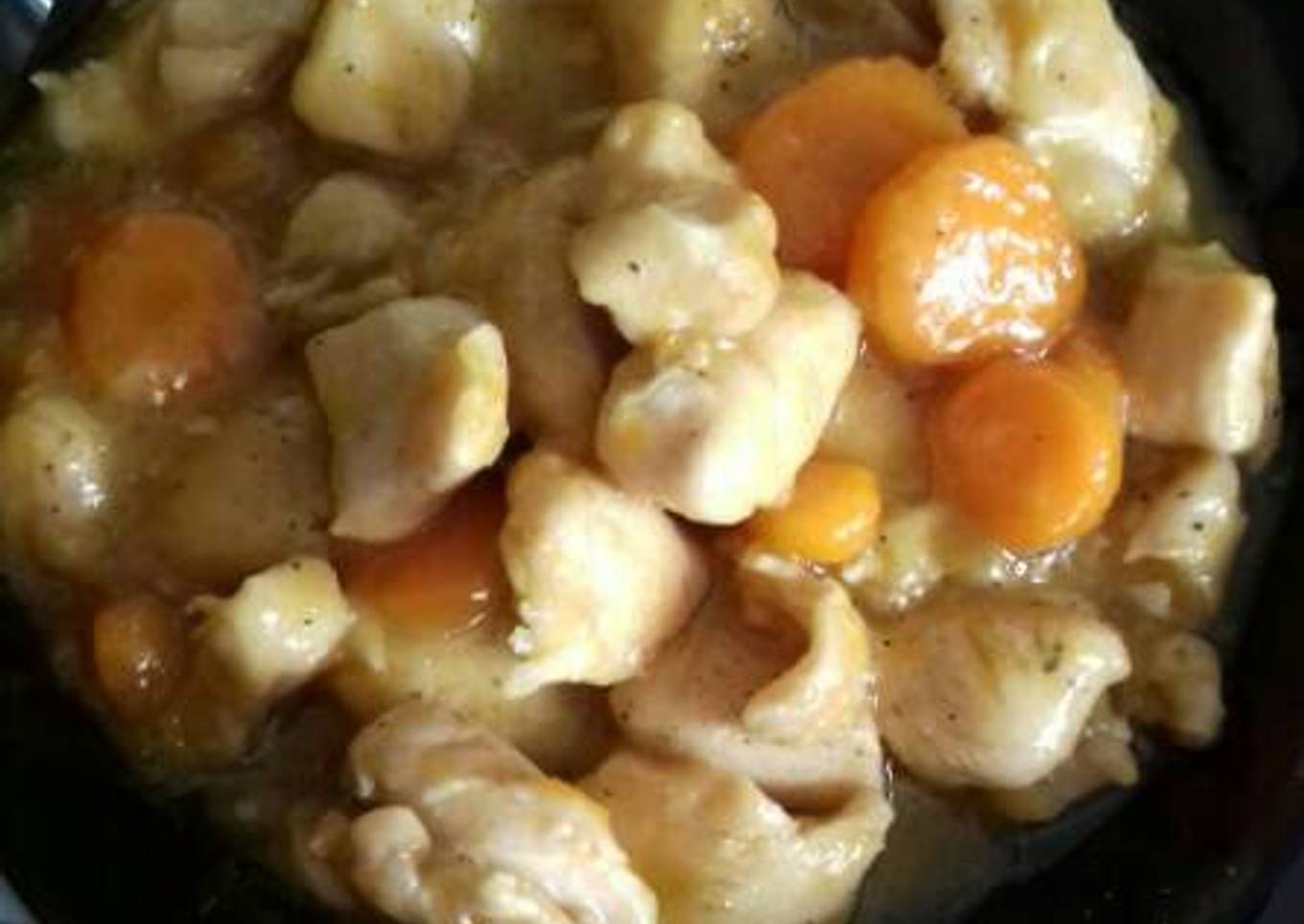 Pechugas de pollo en salsa de zanahoria