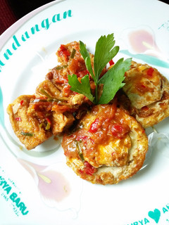 Foto resep Telur Ceplok & Tahu Bumbu Bali