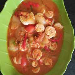 A picture of Udang saos padang.