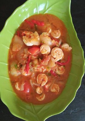 Foto resep Udang saos padang