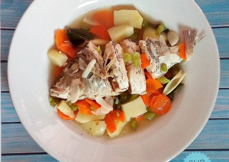 Resep Sup ikan masak teflon, Lezat Sekali