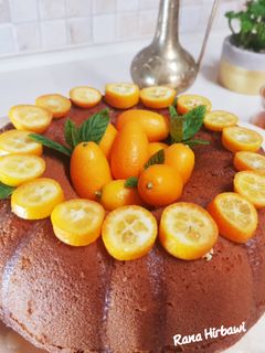 صورة لوصفة كيكة البرتقال مع صوص البرتقال "2" 🍊