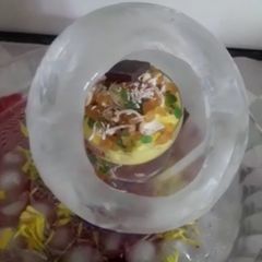 A picture of Rajbhog shree khand at the ice Tunnel.