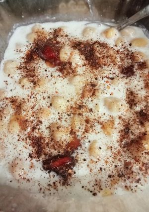 A picture of My best ever dahi phulki.