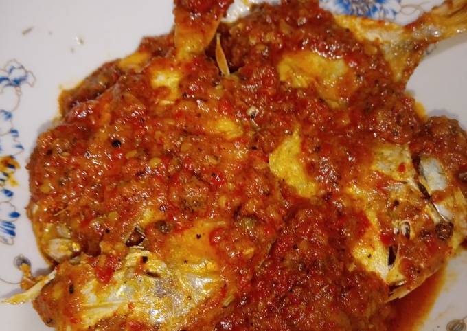 Ikan asin sambal andaliman