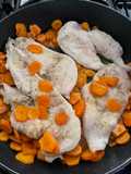 Petti di pollo con carotine