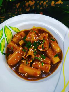 Foto resep Tteokbokki with homemade Gochujang 🇰🇷