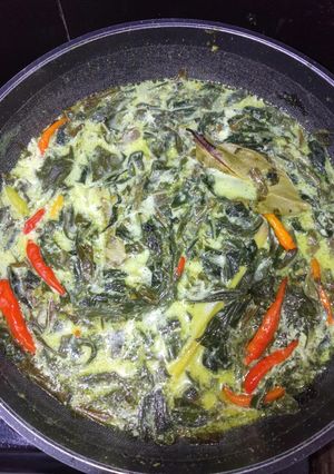 Foto resep Santan daun singkong