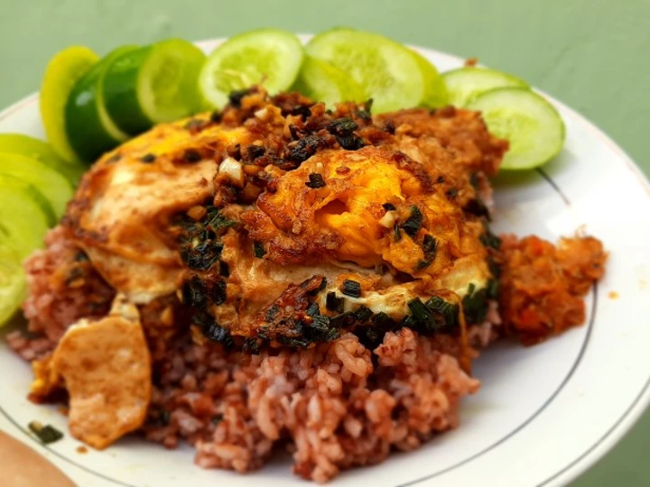 Cara Gampang Membikin Resep Nasi Telor Pontianak ala A yong yang Lezat Anti Ribet, Sempurna
