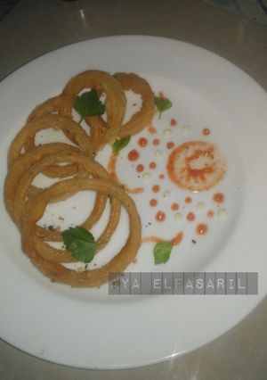Foto resep Onion Ring #bawangbombay#cemilangurih