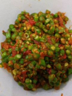 Foto resep Sambal kacang panjang