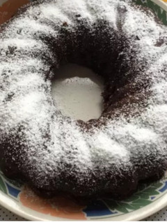 Una foto de Bizcocho de chocolate al microondas