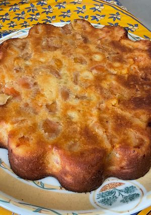 Une photo de Gâteau aux abricots et amandes