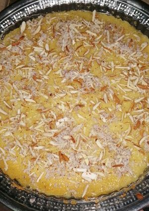 A picture of Soft rava cake.